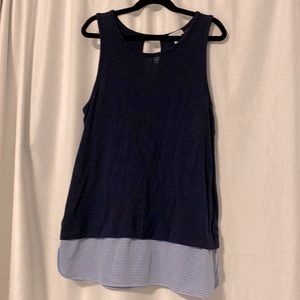 J. Crew navy sweater tank